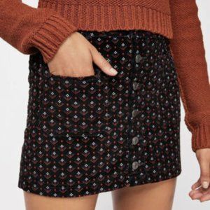 Free People Joanie Corduroy Mini Skirt